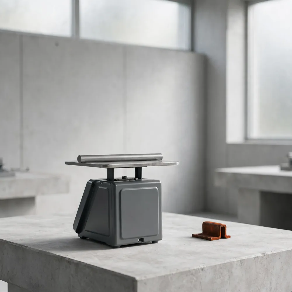A bar on a bench scale
